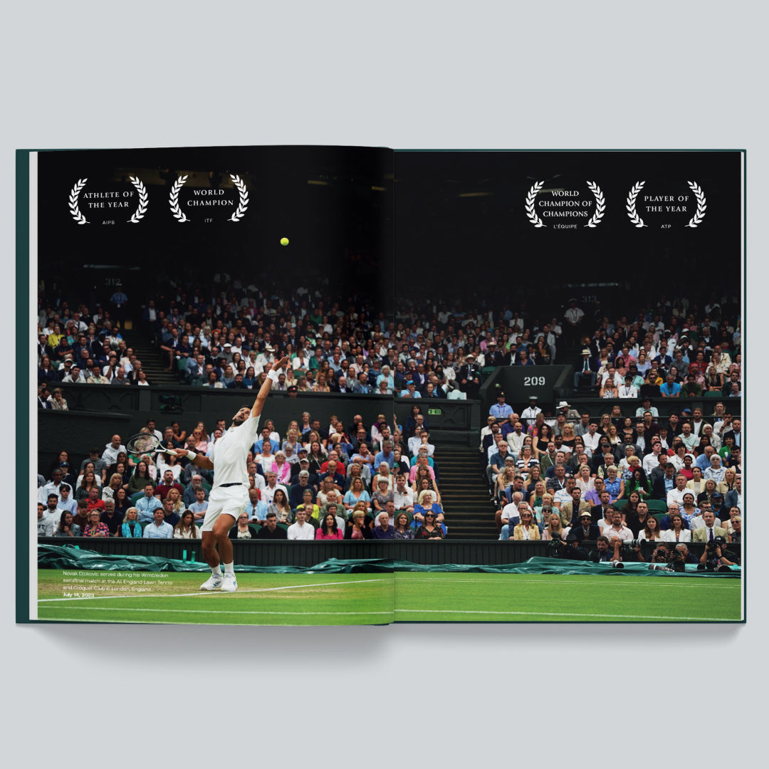Novak Djokovic 2023 Season Single Book