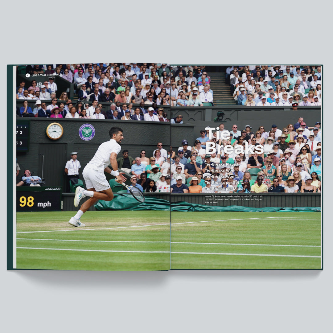 Novak Djokovic 2023 Season Single Book